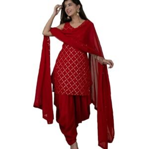 Checks Patiala Suit